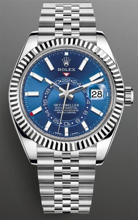 rolex sky dweller blue discontinued|rolex sky dweller price range.